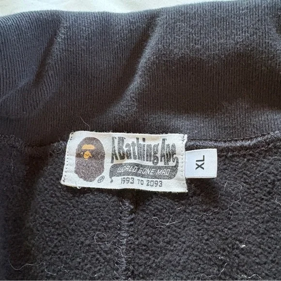 A Bathing Ape Sweatapants Size XL